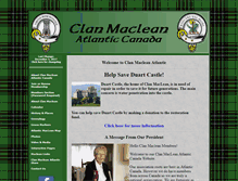 Tablet Screenshot of clanmacleanatlantic.org
